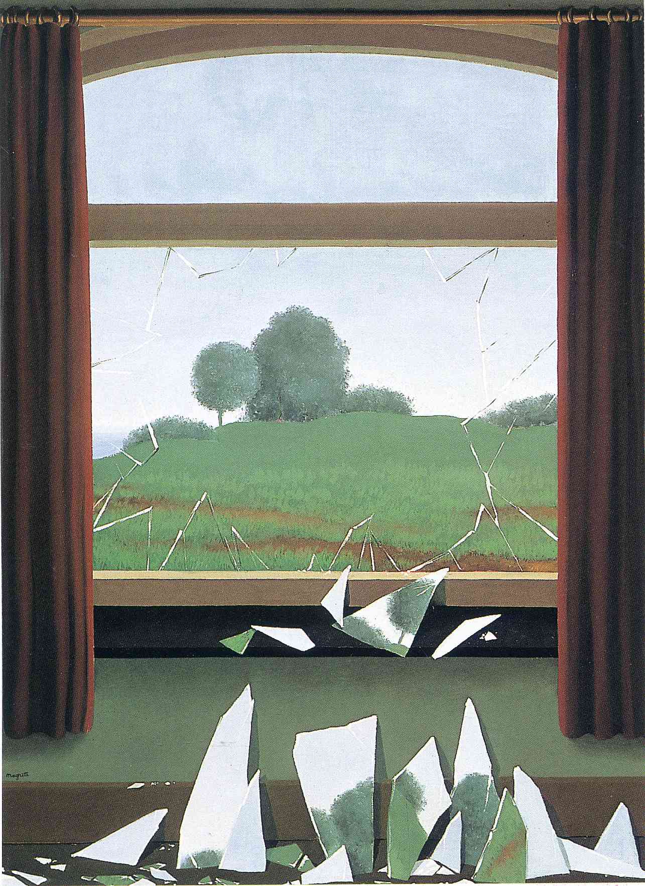 La chiave dei campi, René Magritte, 1936